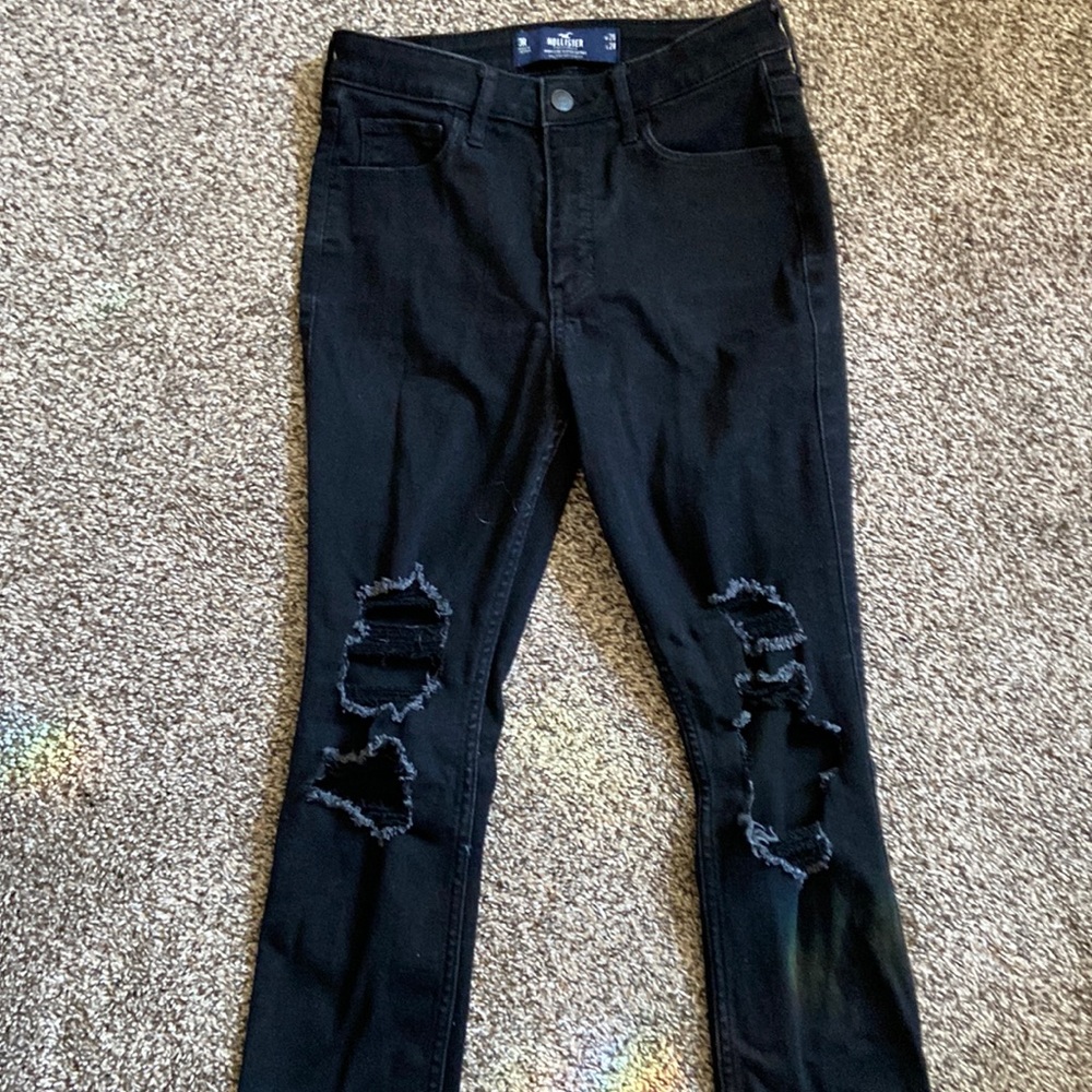Jr. jeans. Ripped.